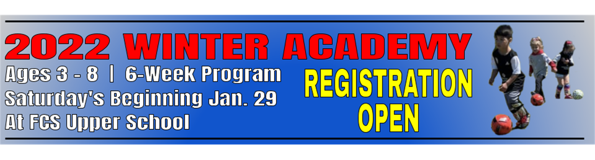 Winter 2022 Academy Registration Open