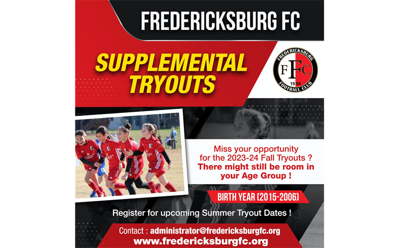 Supplemental Travel Tryouts